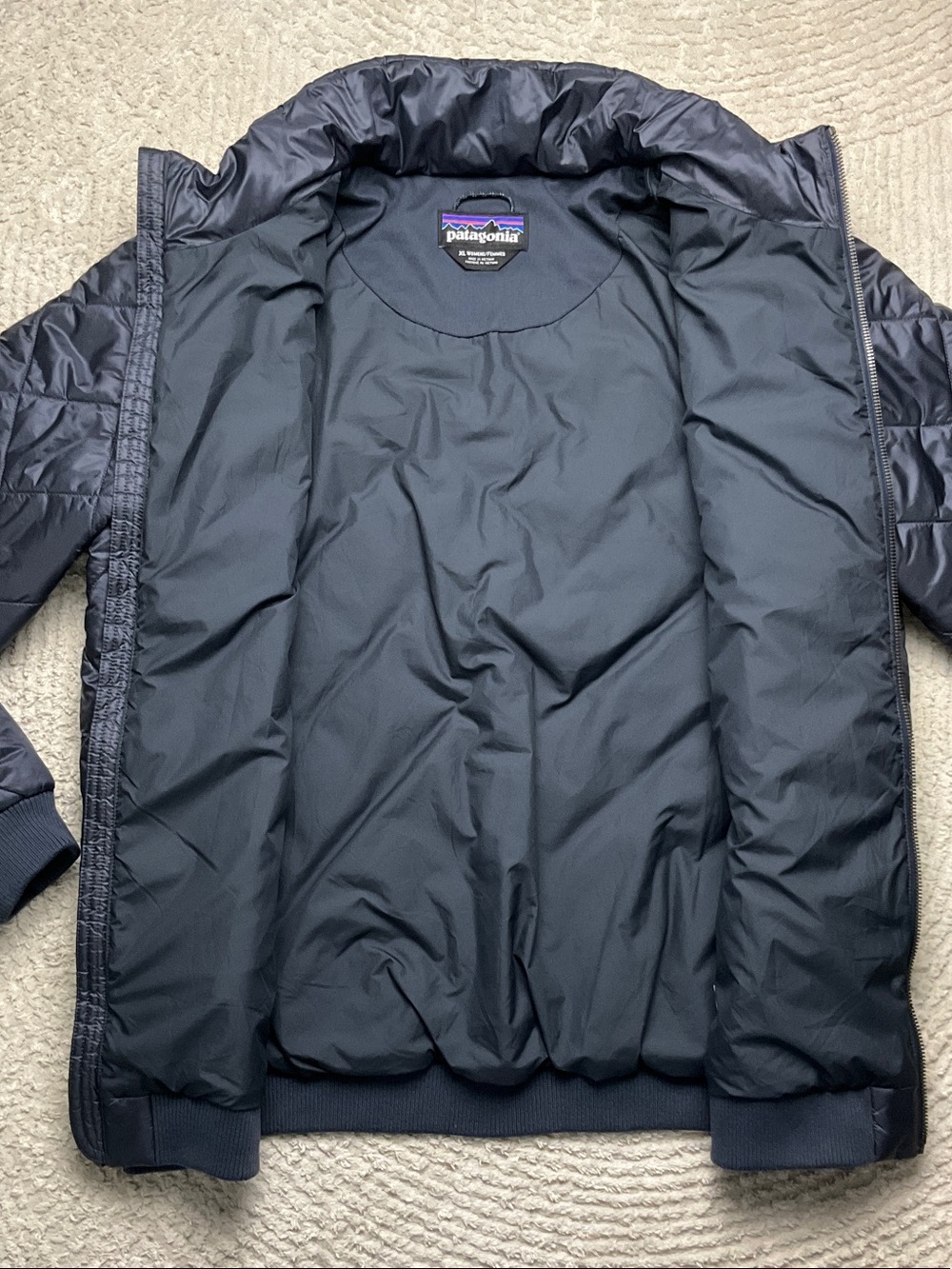 Patagonia Women's Prow Bomber Smolder Blue Jacket Style #28106 FA2019 - Picture 8 of 16